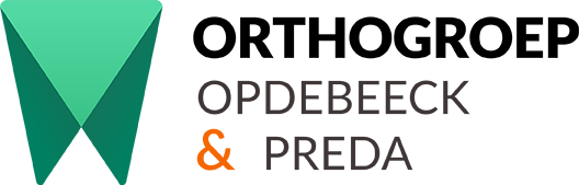 Het logo van Orthogroep Opdebeeck & Preda